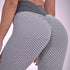 Peach Butt Jacquard Yoga Pants Tight Fitness Sports Pants